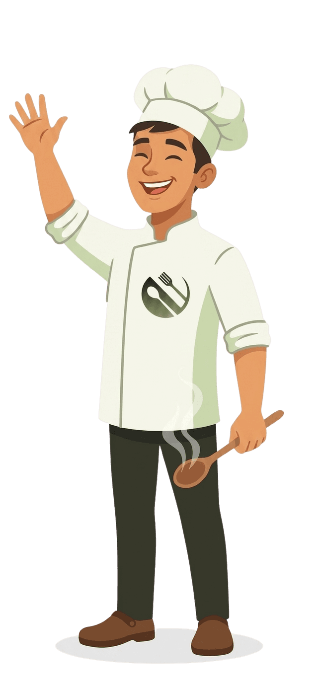 Flavor and Thyme chef mascot